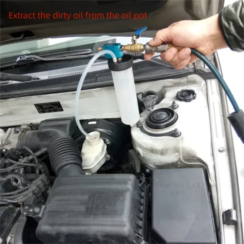 Universal Car Brake Fluid Oil Change Tool Manual Pneumatic Vacuum Bleeder Extractor for Auto Motorcycle Maintenance Kit view 4