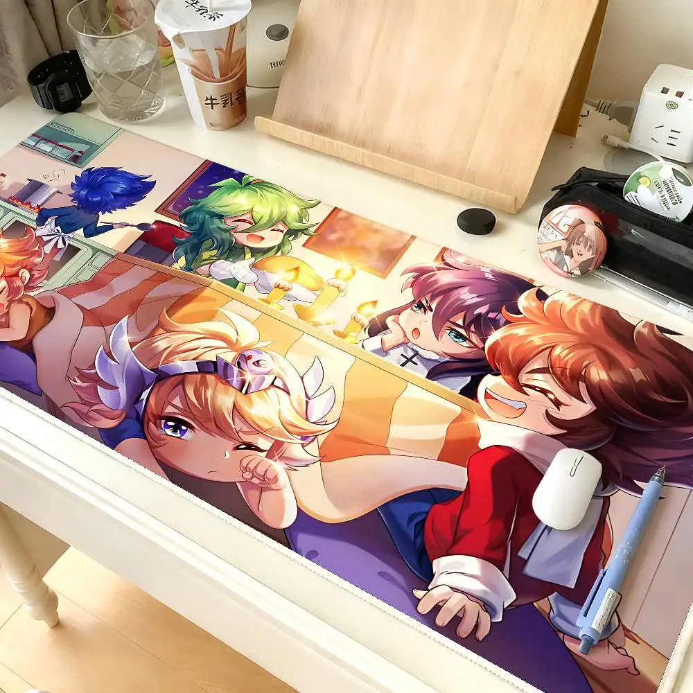

Classic Anime-S-saint-SeiyaS Cute Mouse Pad Computer Mat Deskpad Laptop Keyboard Mat Office Large Landscape Mousepad