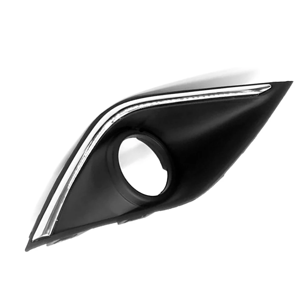 Für Mitsubishi Outlander 2016-2021 Front Stoßstange Nebel Licht Lünette Abdeckung Shell Lampe Rahmen mit Chrom Trim 6400G482 6400G481 – Detail 4