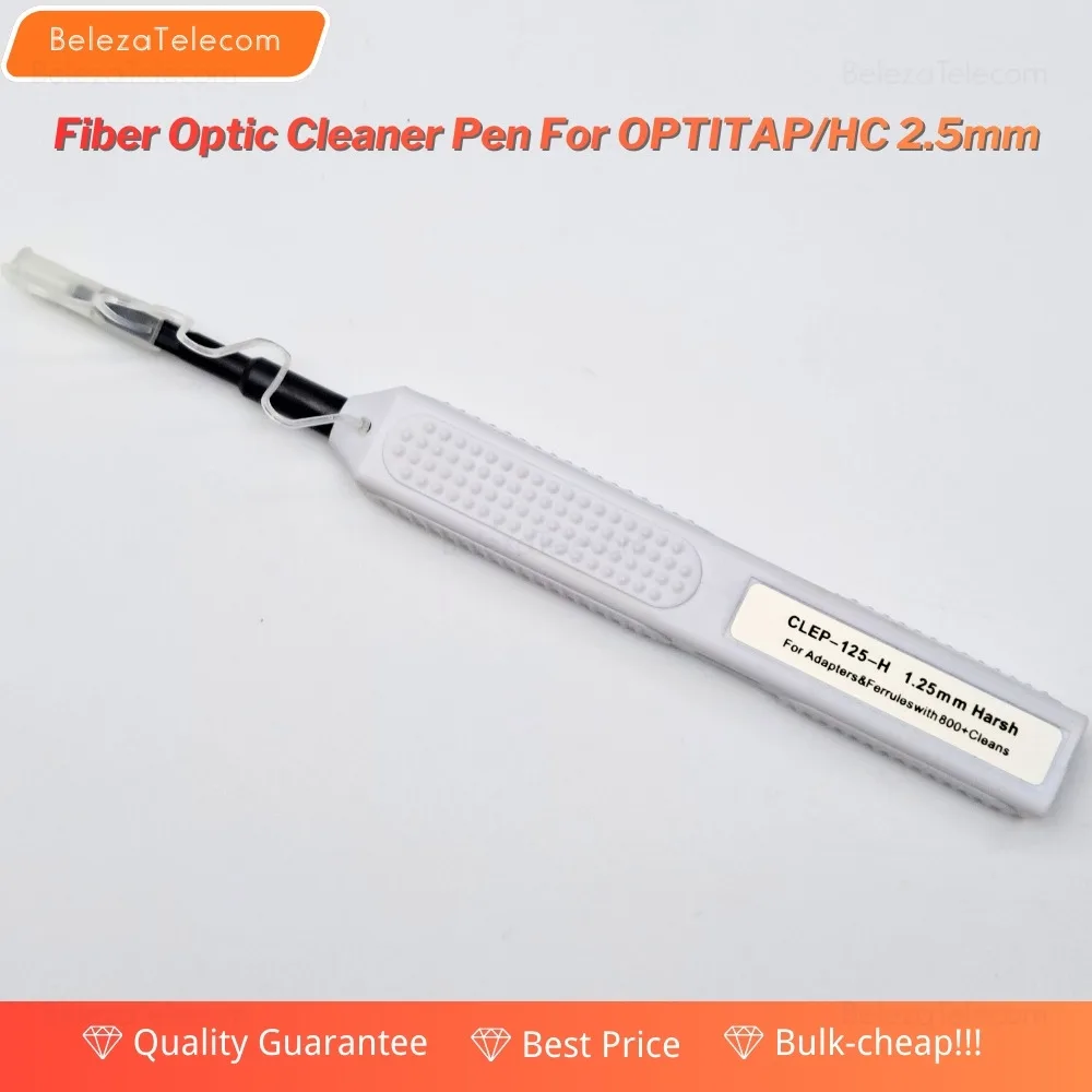 

Инструмент для чистки оптоволокна с одним нажатием, ручка для очистки оптоволокна для OPTITAP/HC 2,5 мм с 800+ очищающими разъемами Optitap в приложениях Fttx