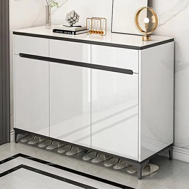 Double Entryway Shoe Cabinets Wooden Organizer Luxury Simple Shoe Cabinets Storage Waterproof armarios de dormitorio furniture image 2