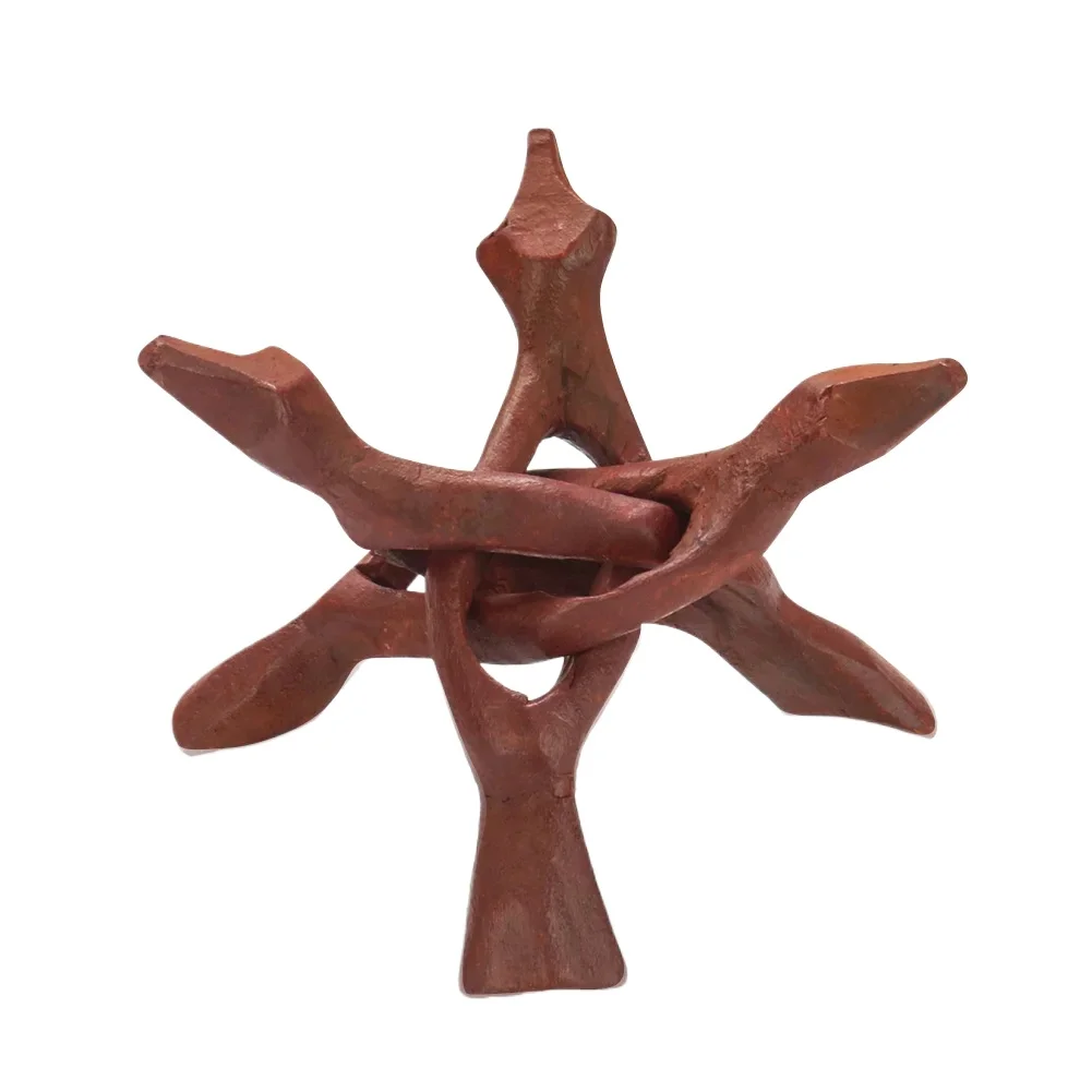 Wooden Tripod Display Stand Folding Holder for Abalone Shell Crystal Ball Geode Trinket Dish Incense Decor Rack Yoga Meditation