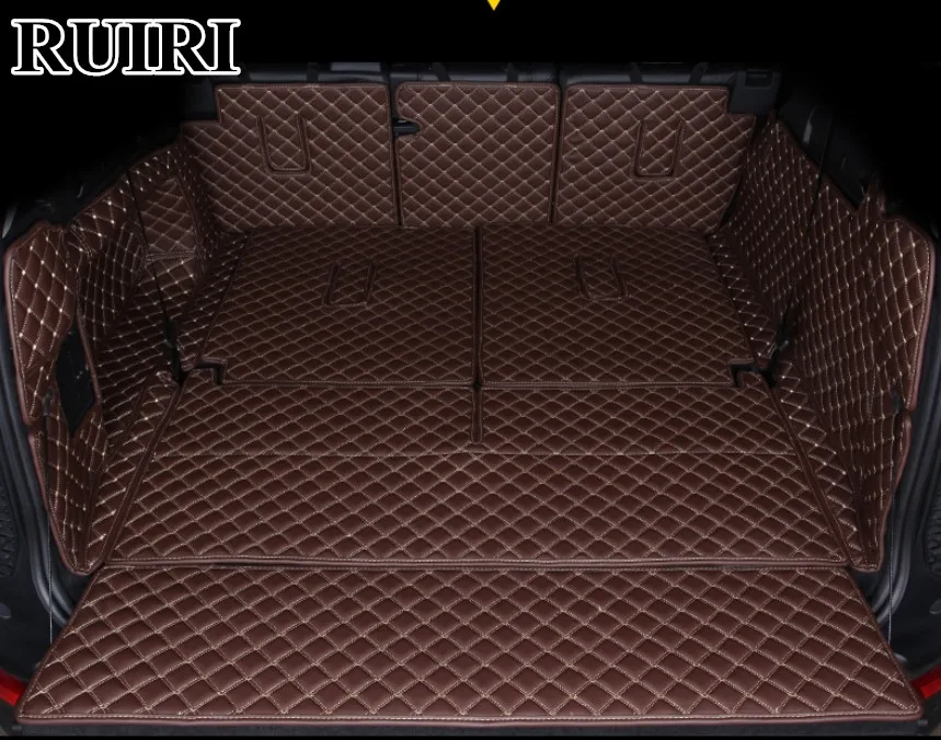 

Высокое качество! Полный комплект автомобильных ковриков в багажник на заказ для Land Rover Discovery 5 2024-2017, 7 мест, прочный чехол для багажника