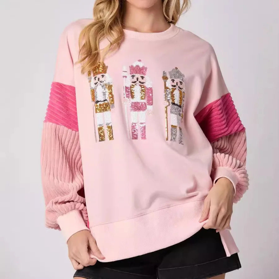 

Толстовка с принтом блесток, осенне-зимняя толстовка с капюшоном в европейском и американском стиле, толстовки с капюшоном в стиле аниме, свободная одежда, толстовка с капюшоном для девочек, пальто, топы