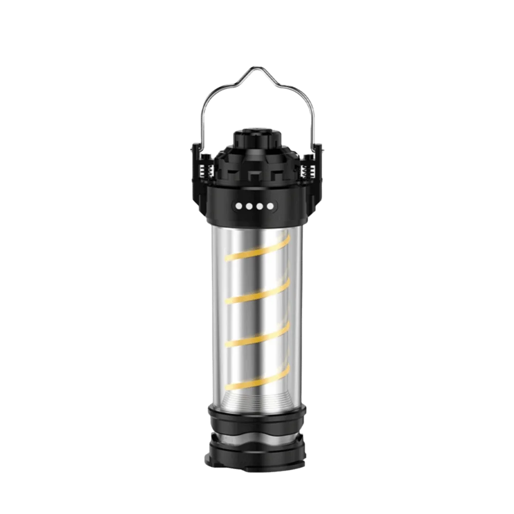 5 Lighting Modes Camp Tent Lantern Rechargeable White/ Warm Light Portable Camping Lantern Portable Design Magnetic attraction