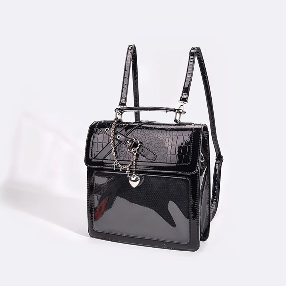 Ita Bag Square Bag Japanese Style School Bag Handbag Shoulder Bag Women Bag High Quality Y2K Bag Transparent Ladies Hand Bags