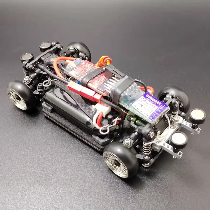 RC Car 1/28 Mini AE86 Drift MINI-D1 MINI-Z 4WD MINI-Q Remote Control Racing Assembly KIT Car Model with Rotary Gyroscope