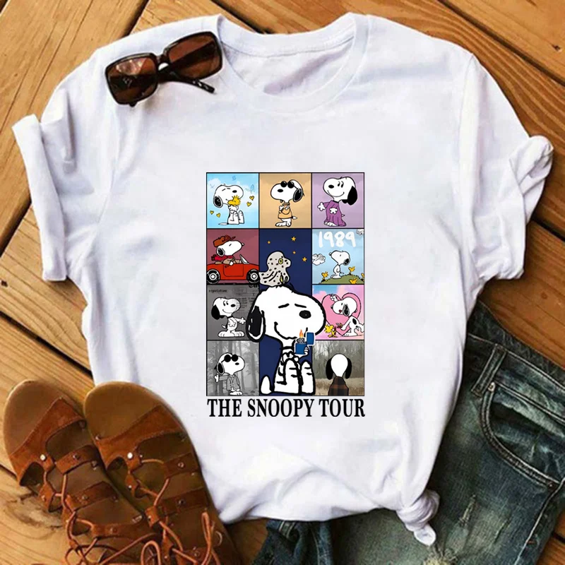 Snoopy Cute Dog Cartoon Patches for Clothes Vynil Heat Transfer Thermal Stickers DIY Kids T shirt Iron on for Women Appliqued