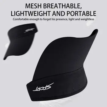 Moderiktiga sommarhattar för kvinnor Sport Casual Solskydd Snabbtorkande Enfärgad Visirhatt Justerbar Lättviktsmössa 6 best sales Sun visor hat - №6