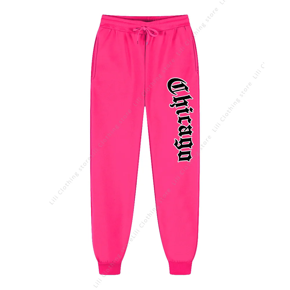 Women's Pants Gothic Letter Print Aesthetic Fashion Trousers Autumn Winter Street Sports Running Jogger Pants Women Sweatpants