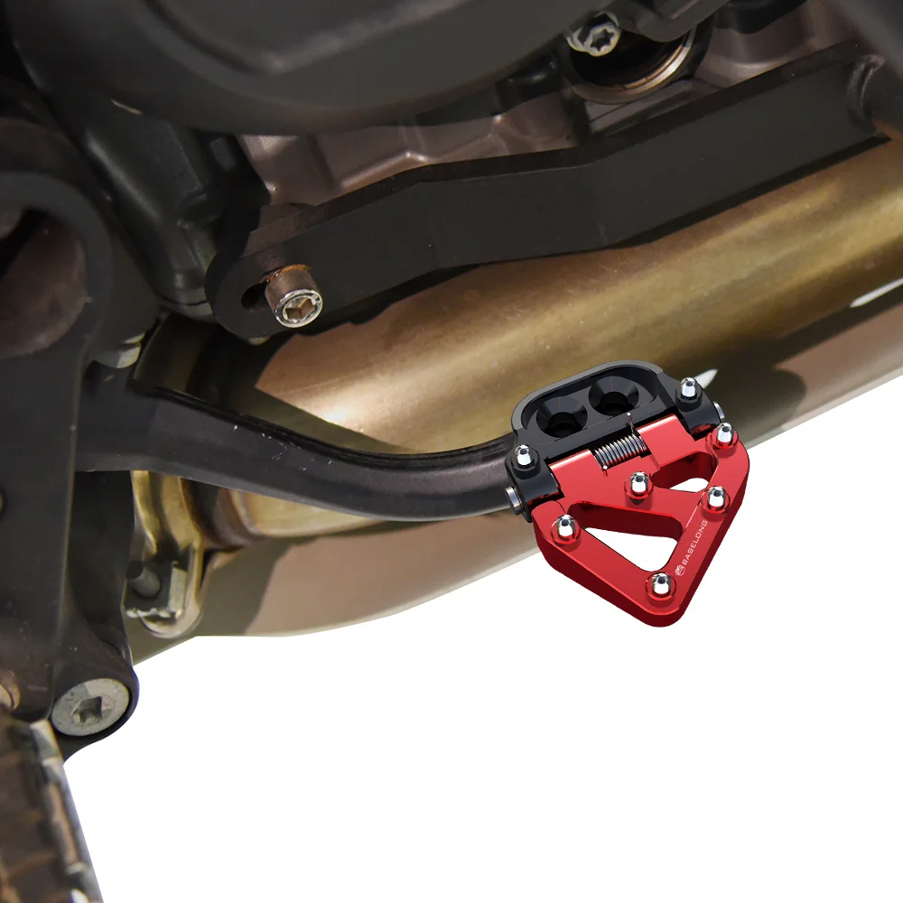 

For RIEJU HUSQVARNA MR PRO FE TX TC FE TE WR CR-WR 125 250 300 350 450 500 Motorcycle Folding Rear Brake Pedal Step Tip Plate