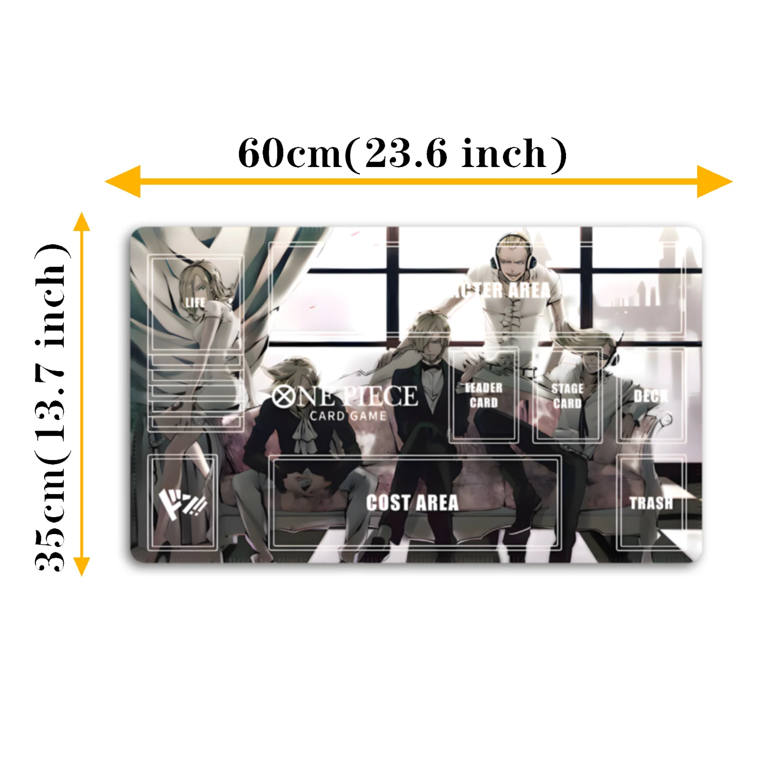 

One Piece Anime Game Classic Series Cards Pad Collection Card Dueling Mat Battle Card Playmat for Christmas ﻿