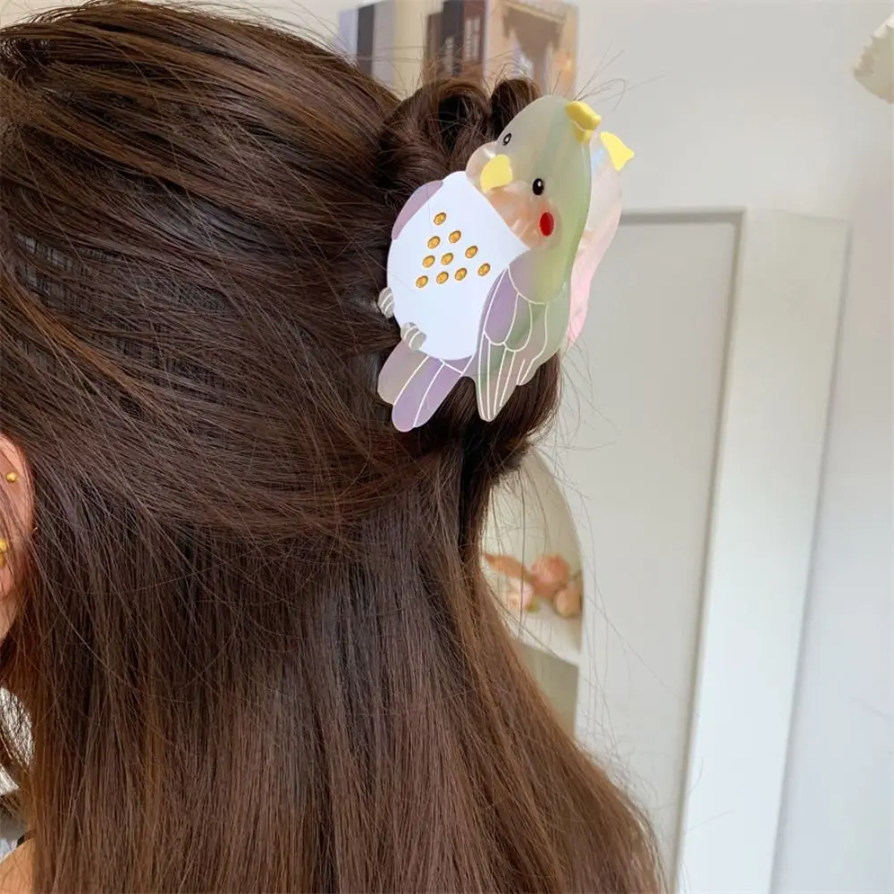 

Creative Cartoon Acetate Hair Claw Acetic Acid Sweet Animal Hair Clip Korean Style Headdress Bird Shark Clip Daily