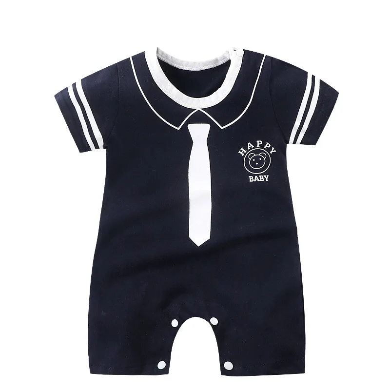 Zomer Bebe Romper Baby Meisje En Jongen Kleding 0 Tot 12 Maanden Baby Kostuum Baby Kleding Cartoon Schattige Jumpsuits Katoen