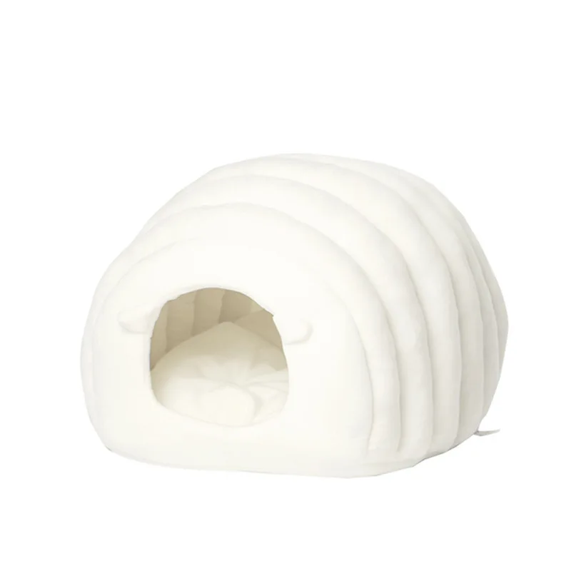 New arrival cat nest -warming house Pet puppy nest autumn and winter cat bed semi -closed pet nest