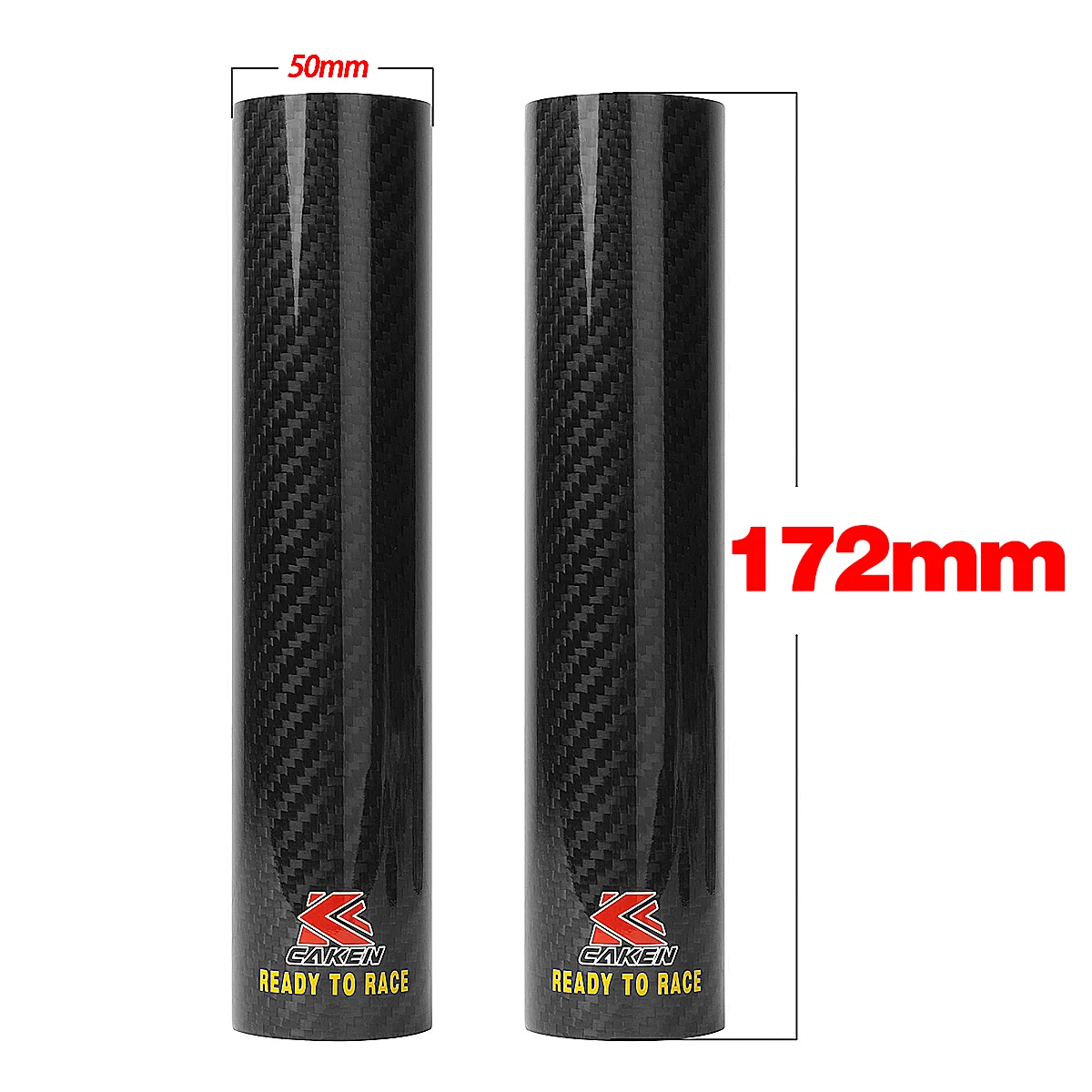 Für KTM Honda Yamaha Kawasaki Suzuki Husqvarna CRF XR YZ KX RM WR SX EXC 2002-2023 Motorrad Gabel Wraps Carbon Faser Protektoren – Detail 8