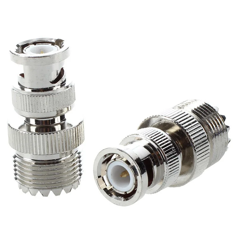 

【Superdeals】12 Pcs BNC Male Plug To UHF SO239 Female RF Coaxial RF Connector