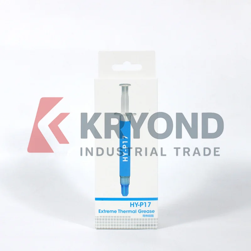 Halnziye HY P17 Thermal Paste CPU GPU Heat Transfer Compound High Conductivity Silicone Grease for Heat Sink Processor Durable