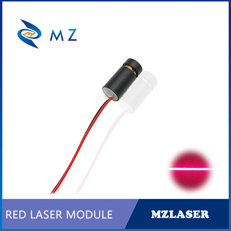 Rode Lijn Laser Module Verstelbare Scherpstellen D10mm 635nm 50/100Mw Hoge Kwaliteit Positionering Voor Mechanische Apparatuur