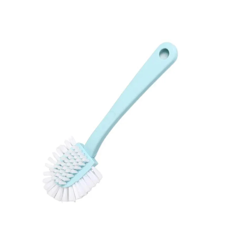 Household Plastic Strong Five-Sided Shoe Brush Long Handle Multi-Function All-Round Laundry  Brushes