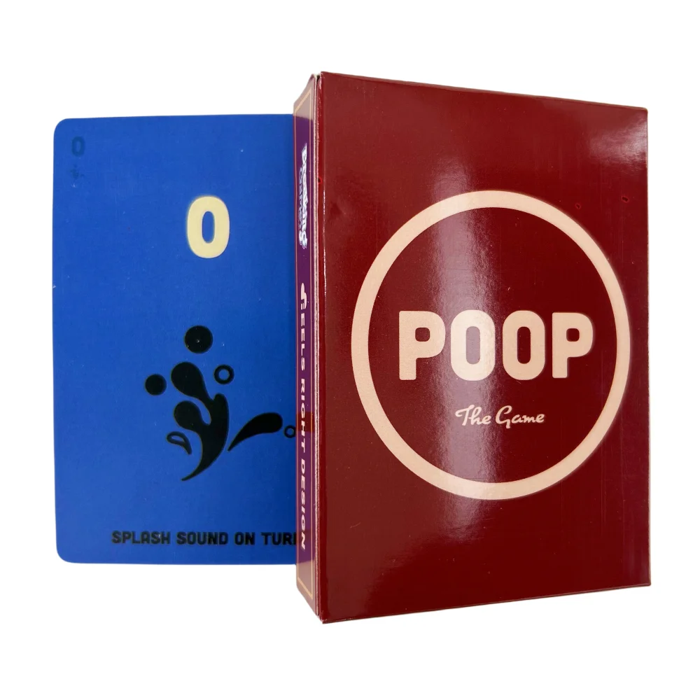 Poop The Game Family Friendly Board Games Adult Games for Game Night Card Games for Adults Teens Kids