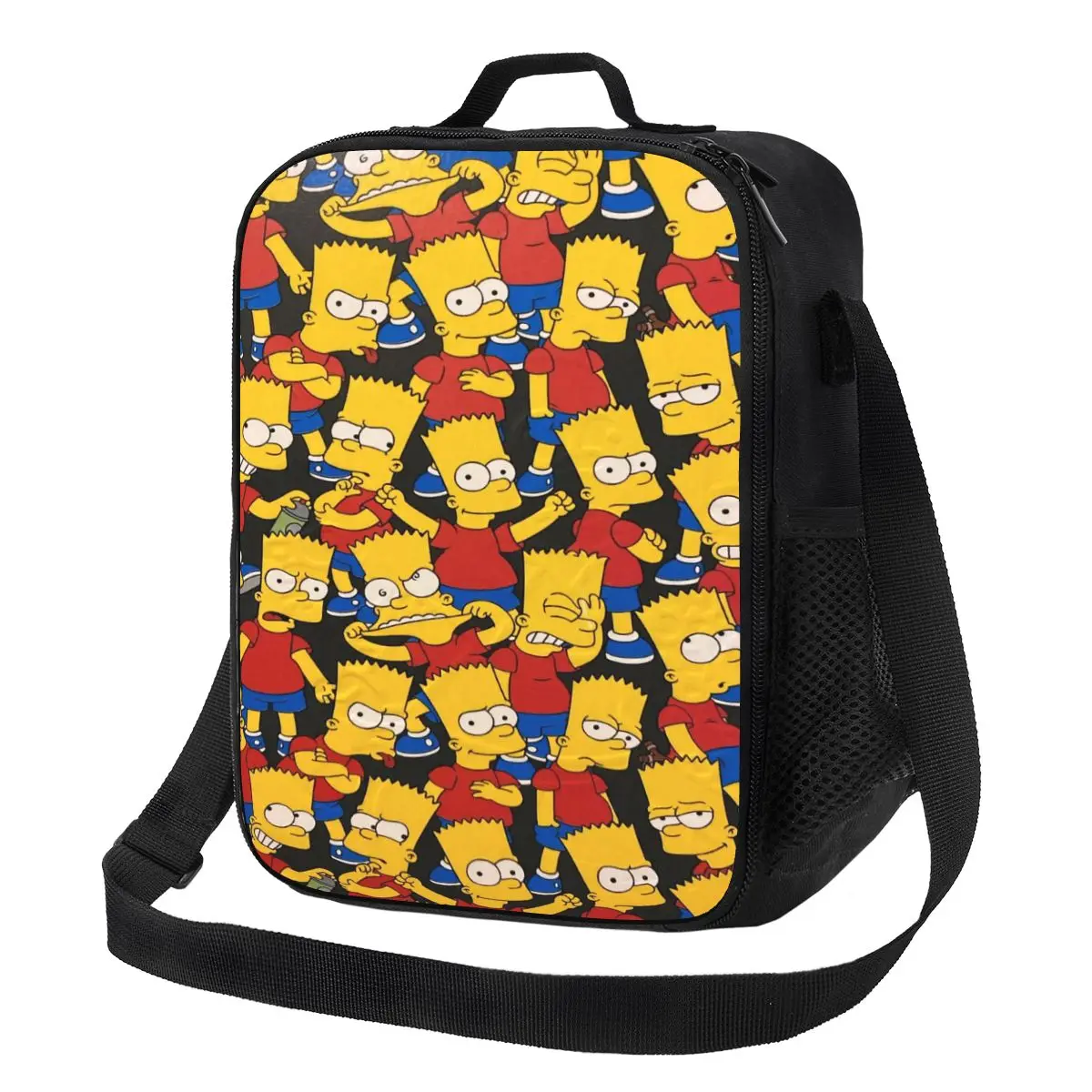 

Custom Simpsons Cartoon Lunch Bag Women Thermal Cooler Insulated Lunch Boxes for Student School