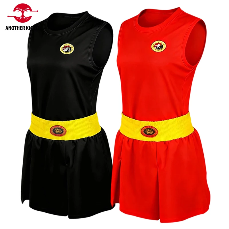 

Мужской и женский спортивный костюм для бокса, футболка Sanda с юбкой, шорты, наряд для бокса, Муай Тай, ММА, кикбоксинга, тренировочные шорты для борьбы