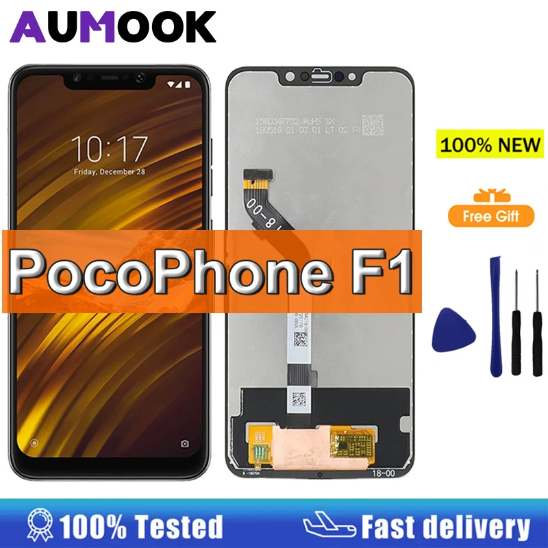 6.18'' Pocophone F1 Display For Xiaomi Pocophone F1 Lcd Display Touch Screen Digitizer Assembly For Xiaomi POCO F1 Screen