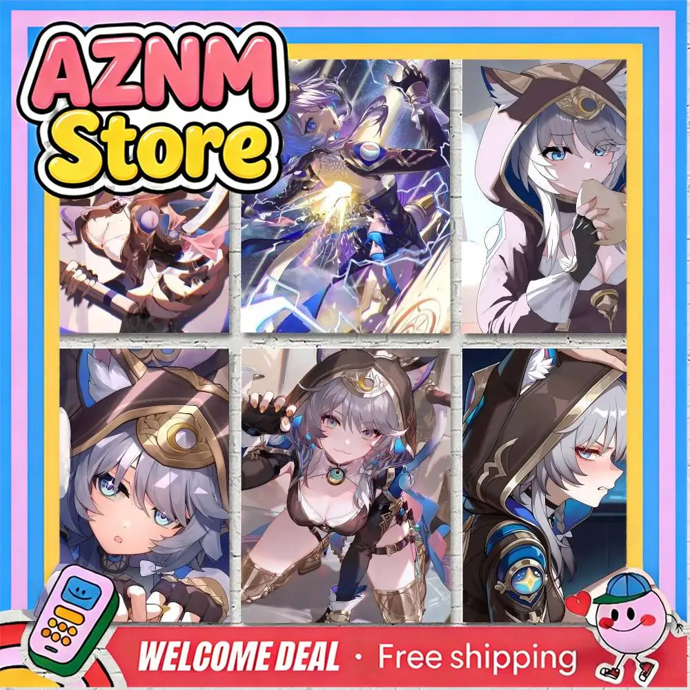 

1pc Anime Game Honkai Star Rail Cipher Posters HD Print Vintage Wall Art Decor for Home Study Room