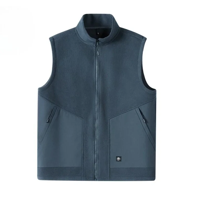 

Lightweight Fleece Lined Sleeveless Jacket for Men Outdoor Sports Casual Wear