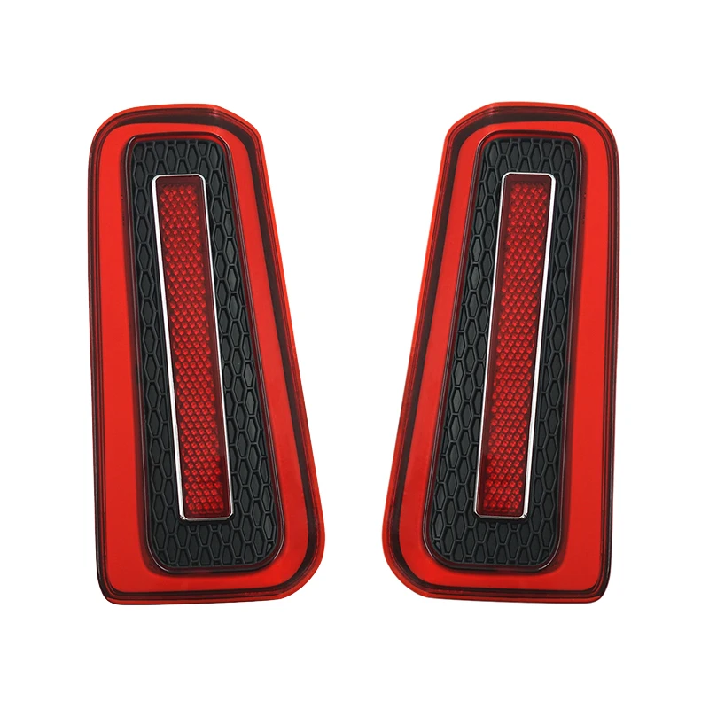 2X LED Rear Bumper Reflector Tail Brake Light for Toyota Alphard Vellfire 30 Series 2015-2018 Red