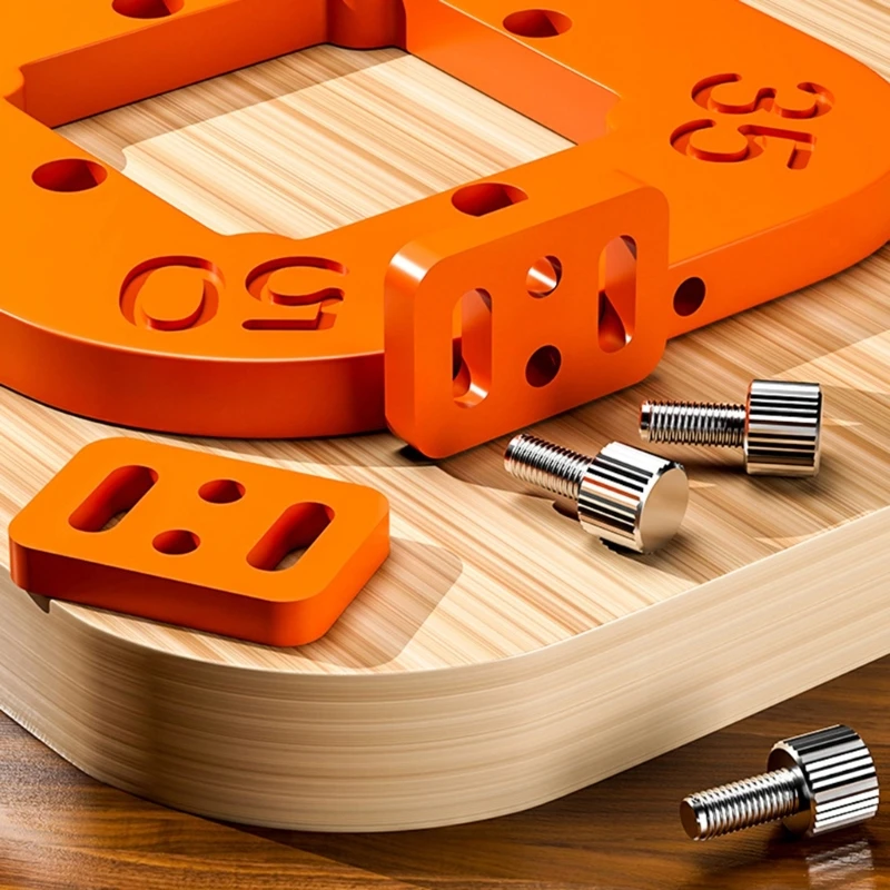 517A 8mm Phenolboard Holzbearbeitungs -Eckführer Bildungswerkzeug mit 4 Messungen für den professionellen und Gebrauch geeignet
