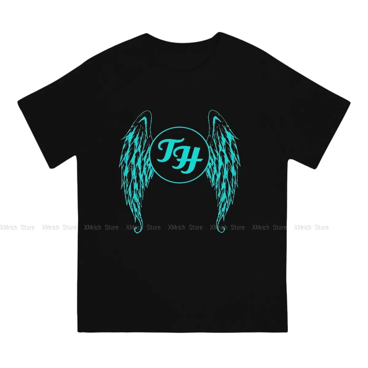 F-Foo Band Fighters Men's TShirt Wings Distinctive T Shirt Harajuku Sweatshirts New Trend