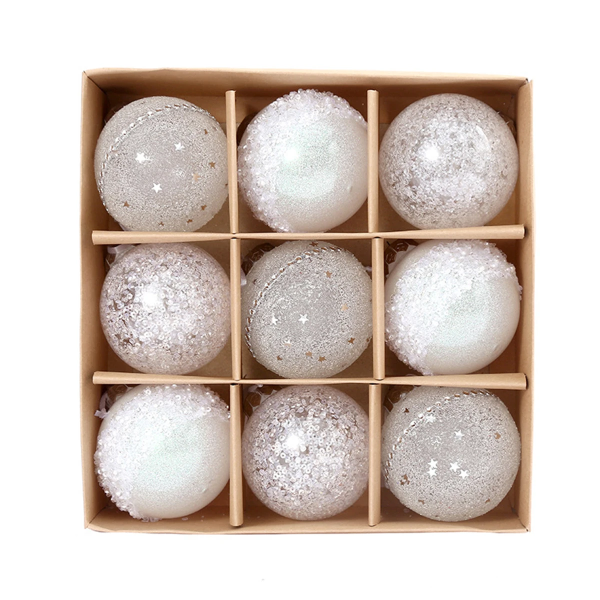 สำหรับตกแต่งวันหยุดคริสต์มาส ลูกบอลคริสต์มาส โอกาสเฉลิมฉลอง ของตกแต่งคริสต์มาส ใช้ได้ทั้งภายในและภายนอกอาคาร ดีไซน์น้ำหนักเบา