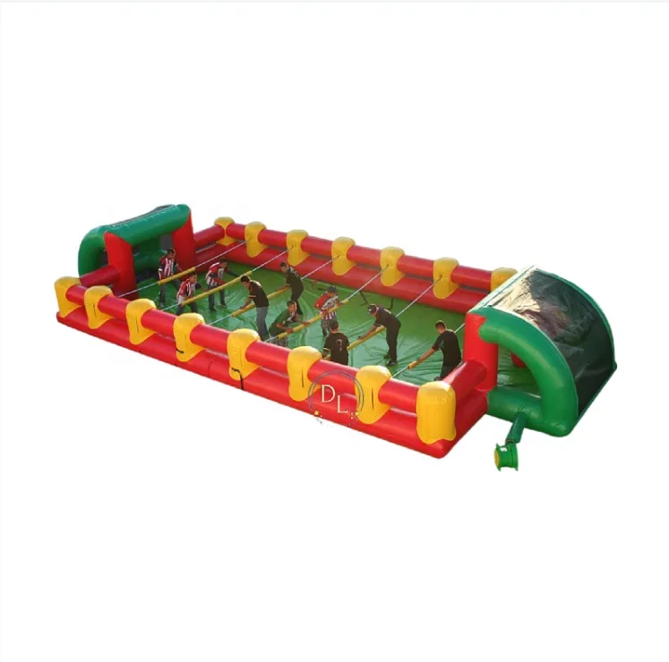 Factory Price Table Foosball Multi Function Inflatable Human Football Fields Team Building Soccer Fields  Sport Games