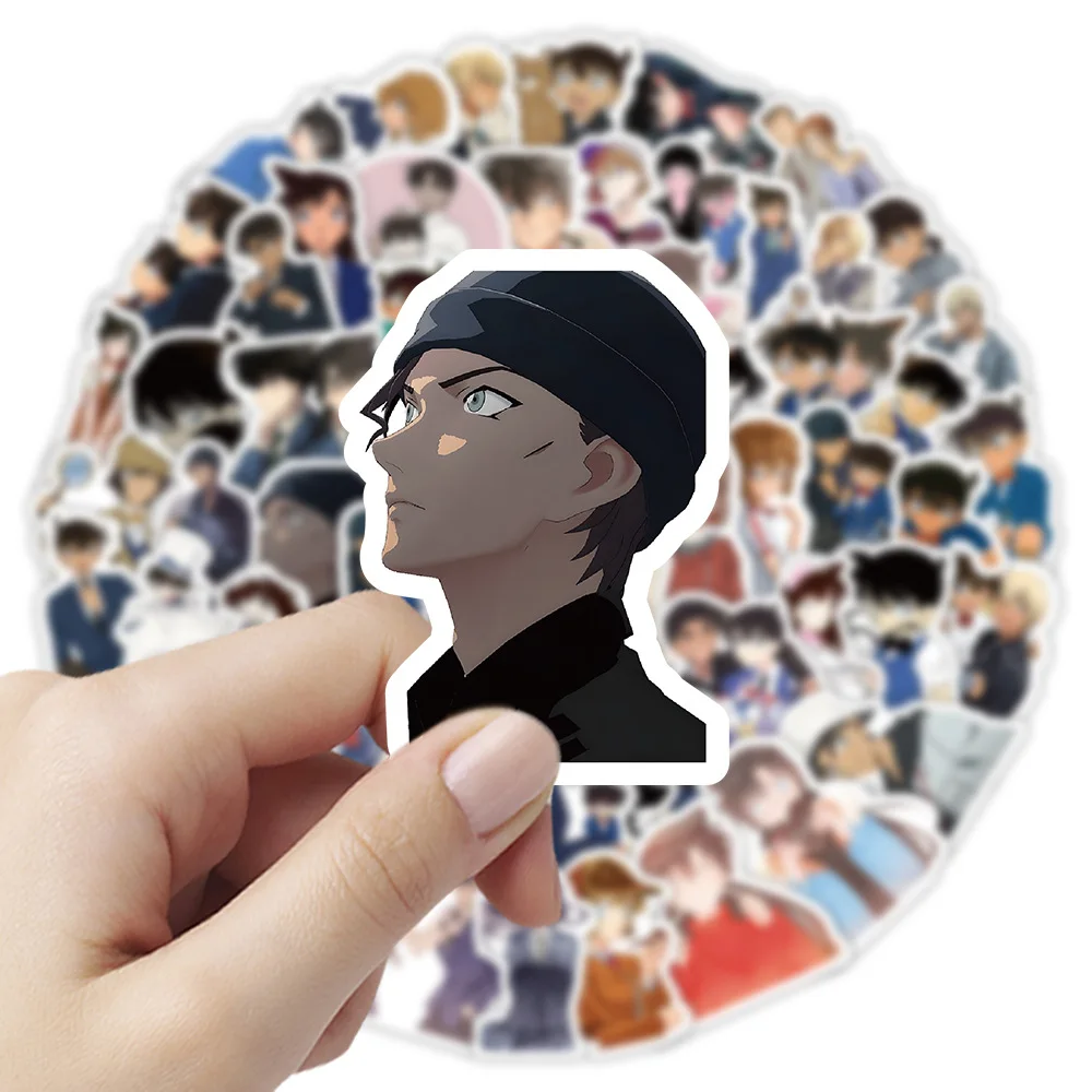 สติกเกอร์การ์ตูนอนิเมะยอดนักสืบโคนัน 103 ชิ้น สติกเกอร์กราฟฟิตี้เท่ๆ สำหรับสมุดภาพ กระเป๋าเดินทาง แล็ปท็อป กีตาร์ รถยนต์ จักรยาน สเก็ตบอร์ด ของเล่น ของขวัญ