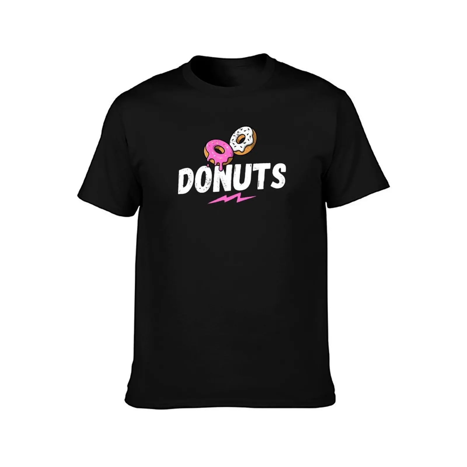Donuts funny gift doughnut I love donuts baking T-Shirt Summer Casual Cotton Tee Oversized Streetwear Tops 100% Cotton