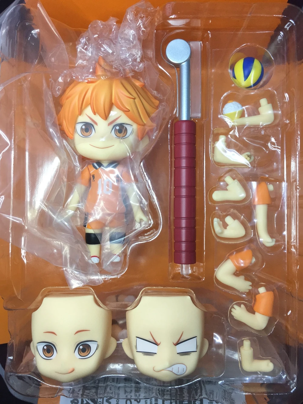 11CM Anime Haikyuu!! Hinata Shouyou # Figurine jouet modèle OB11, accessoires remplaçables, Collection faciale, cadeau, figurine Aciton, 1411