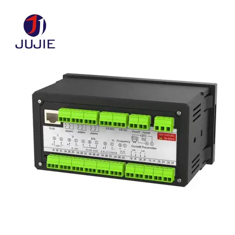 6 Channels Data Logger Temperature and Humidity Voltage Bar U-disk Temperature Recorder Signal Input 4-20mA Pt100 PH Meter