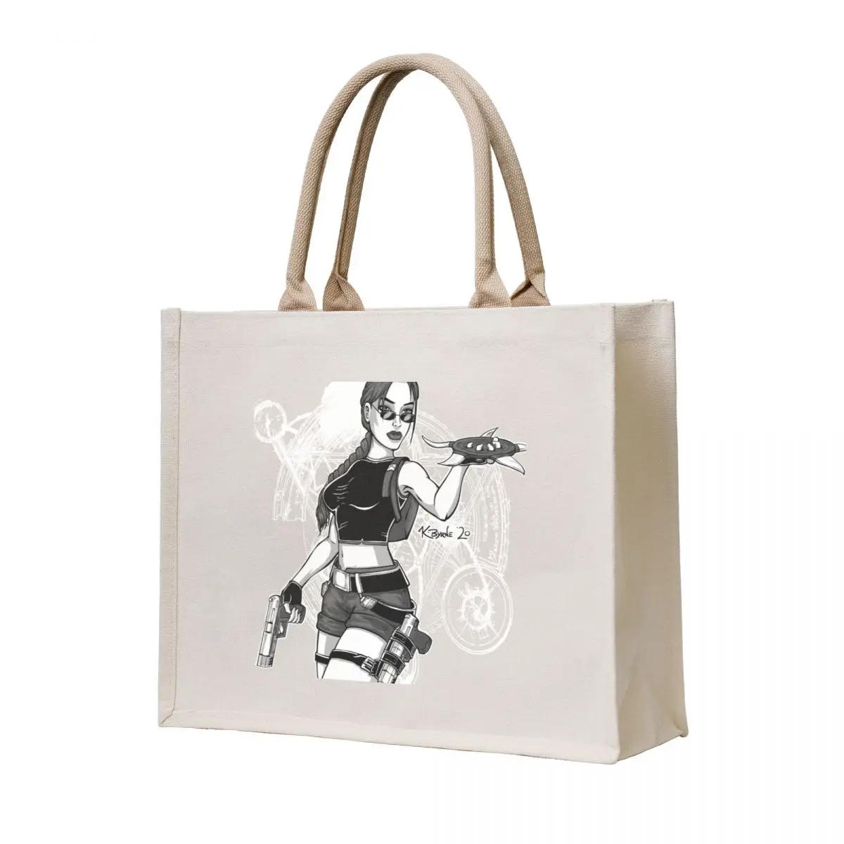 

#InkTOMBer Day 25 - At the End Tote Bag shopping bag logo canvas shopping bag Cloth