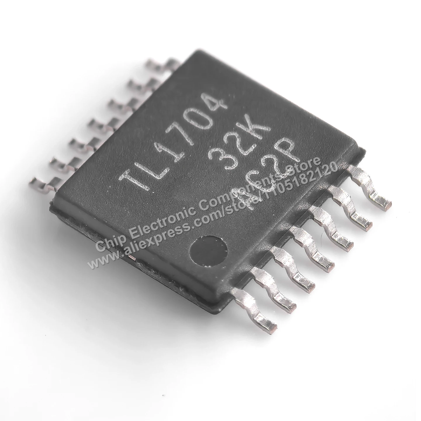 

（2 PCS）Original IC TLV1704AIPWR TL1704 Marking Quad High-Voltage Low-Power Comparator Chip TSSOP-14