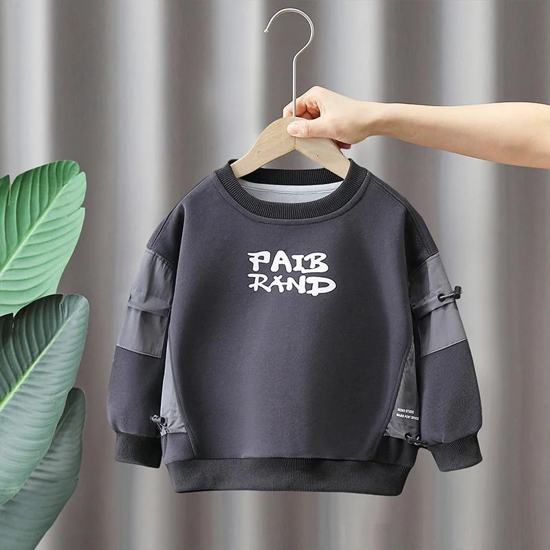 

Boys Hoodies Sweatshirts Cotton Tops Outwear 2024 Charming Spring Autumn Kids Christmas Gift Sport Children's Clothing