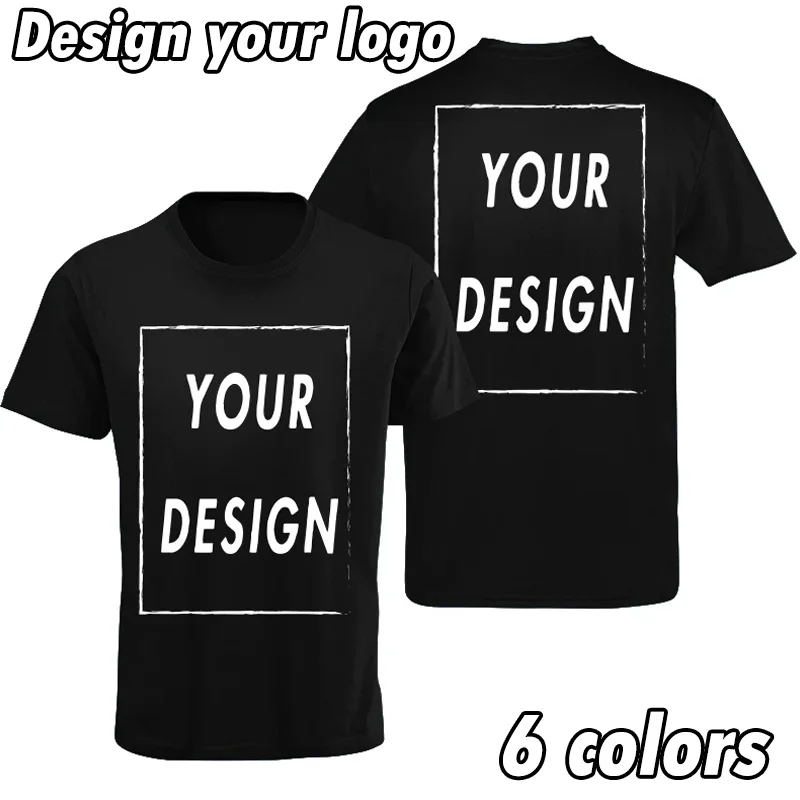 

Customized New Fashion Brand Print Casual T-shirt Top Men's and Women's Round Neck Sunmer T-shirt