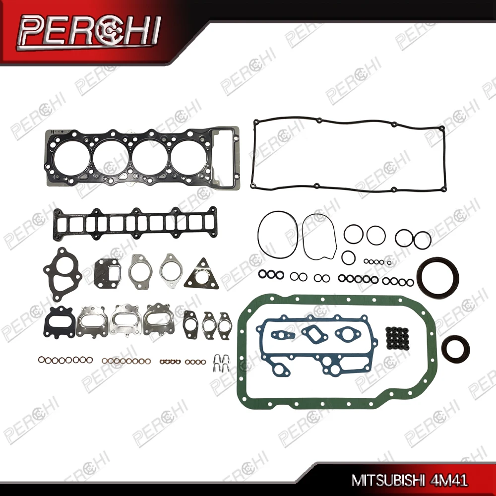 For Mitsubishi PAJERO III Canvas Top 3.2 2000-2006 4M41 Engine Head Gasket Kit Overhaul Full Gasket Set ME993862 ME993317