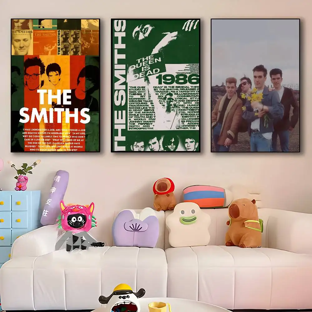 Classic Cool British Rock Band The S-Smiths Posters HD Print Vintage Wall Art Decor for Home Study Room