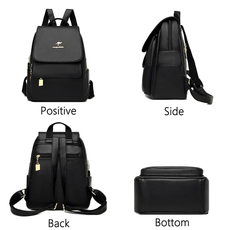 High Quality Designer Backpack 2024 Fashion Women Cow Leather Backpack Large Capacity School Bags for Girl Large Travel Backpack