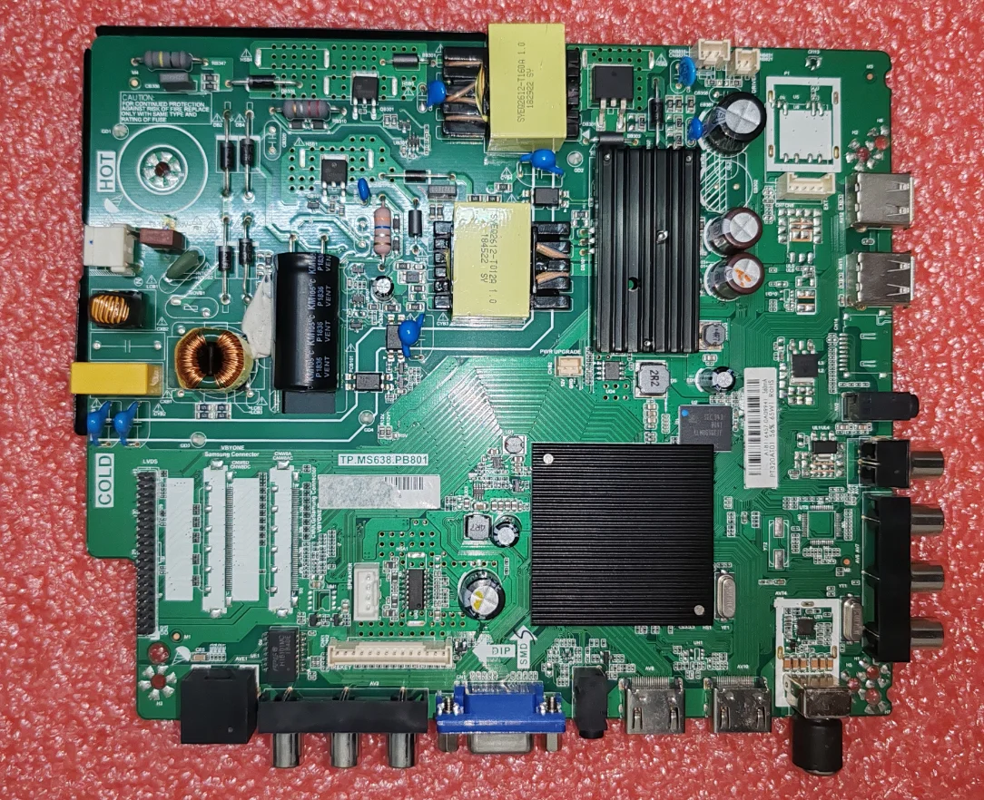 Free  shipping！ TP.MS638.PB801   Three in one TV motherboard tested well for PT320AT01 45-100V 600ma 75W or 65W