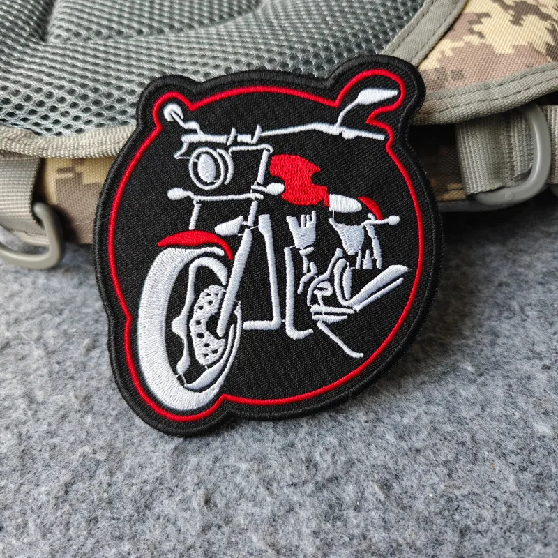 Nouveaux patchs brodés 2026, badges de moral pour fêtes motardes, pour vêtements, chapeaux, sacs à dos, etc., à fixation auto-agrippante