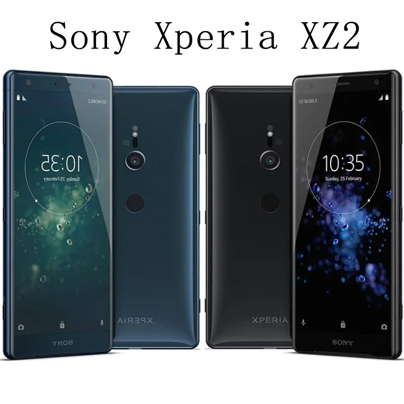 Unlocked Original Sony Xperia XZ2 Mobile phone RAM 4GB ROM 64GB H8216 H8266 JV 702SO 19MP LTE 5.7