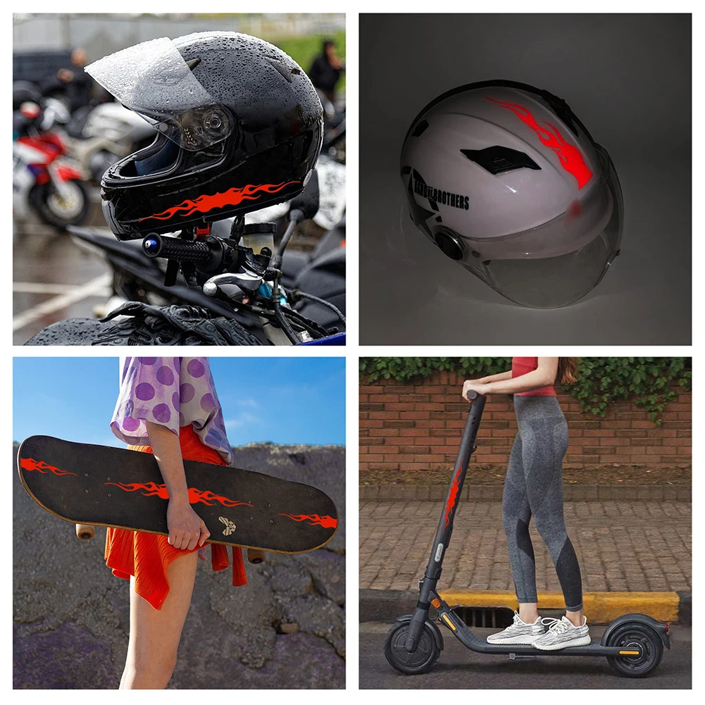 Flame Sticker Car S…